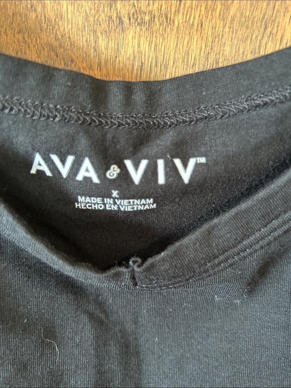 NWT Ava & Viv Black Slip Maxi Dress with Adjustable Straps - Picture 3 of 4